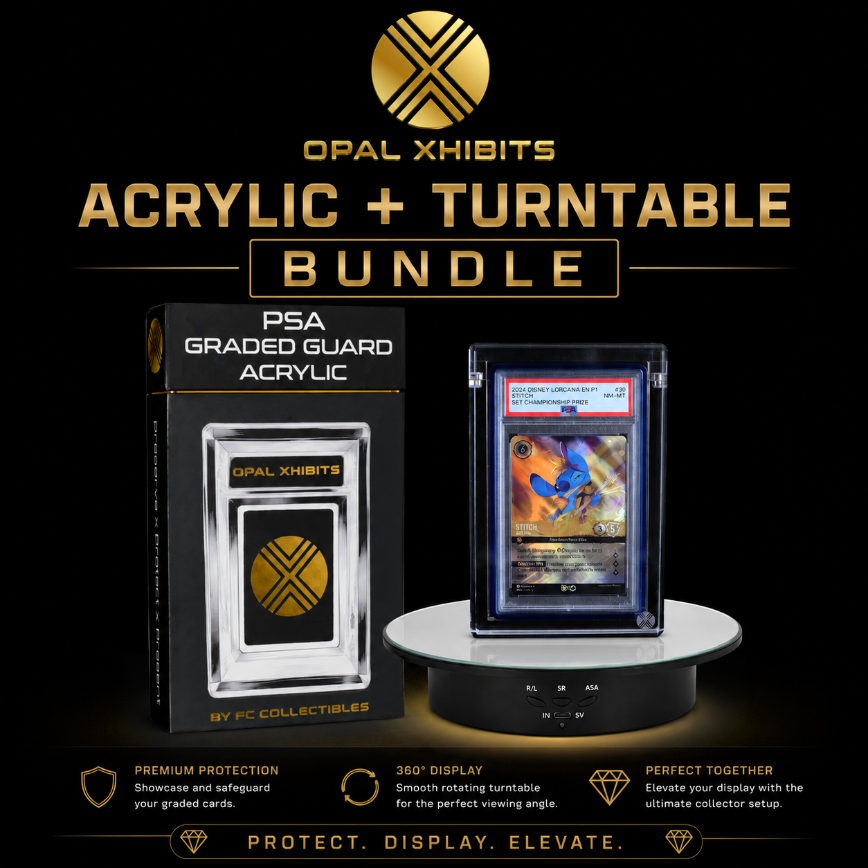 Opal Xhibit Display + Turntable Bundle