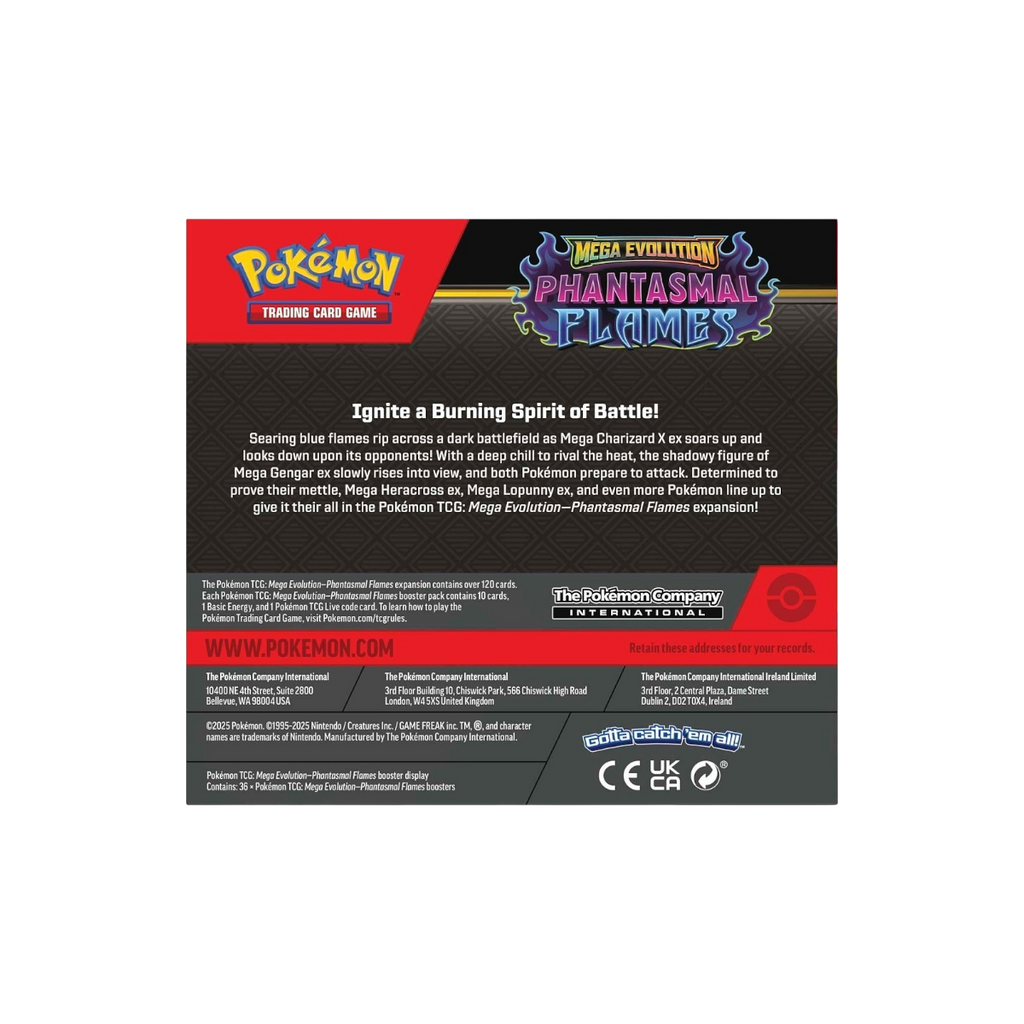 Pokemon Phantasmal Flames Booster Box