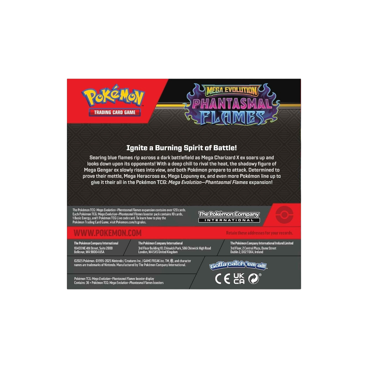 Pokemon Phantasmal Flames Booster Box