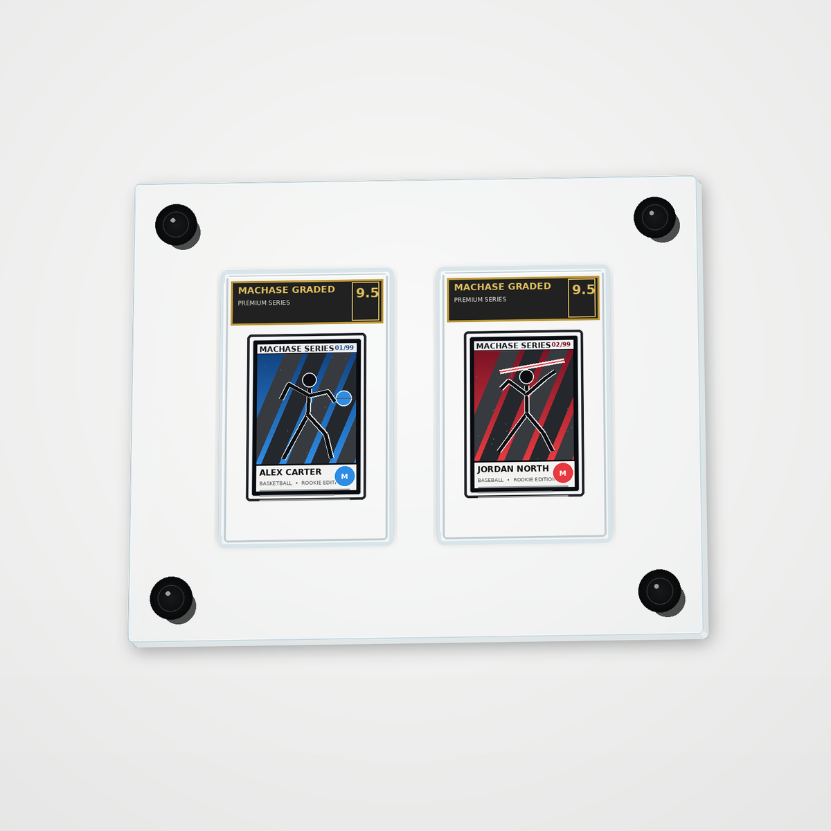 Machase Display — Two Card Horizontal