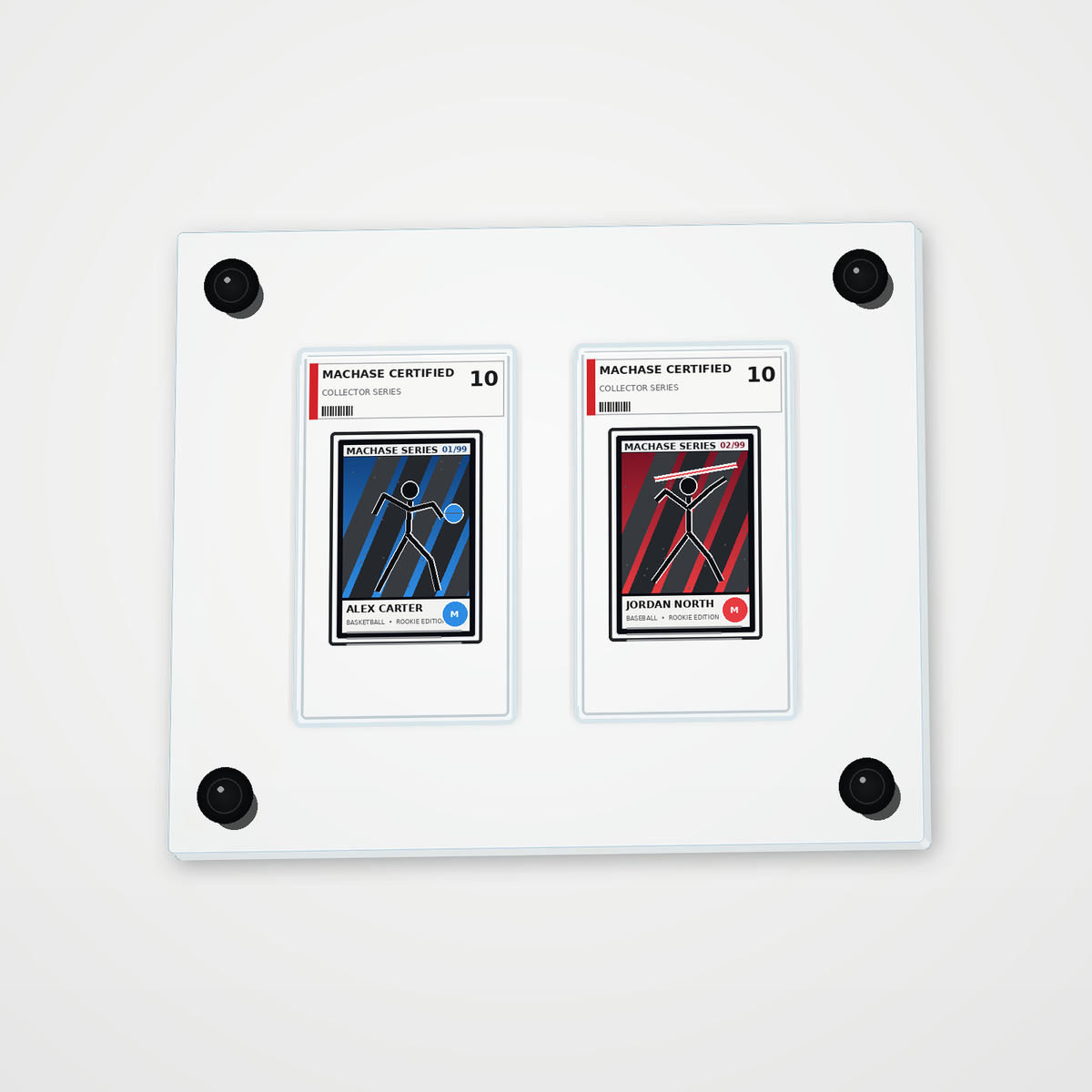Machase Display — Two Card Horizontal