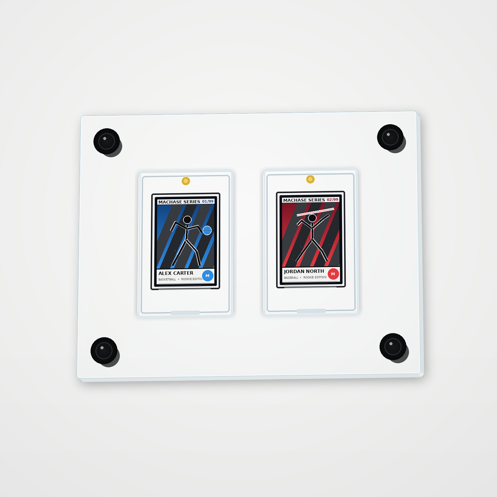 Machase Display — Two Card Horizontal