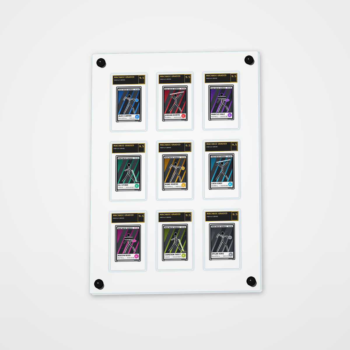 Machase Display — Nine Card Display