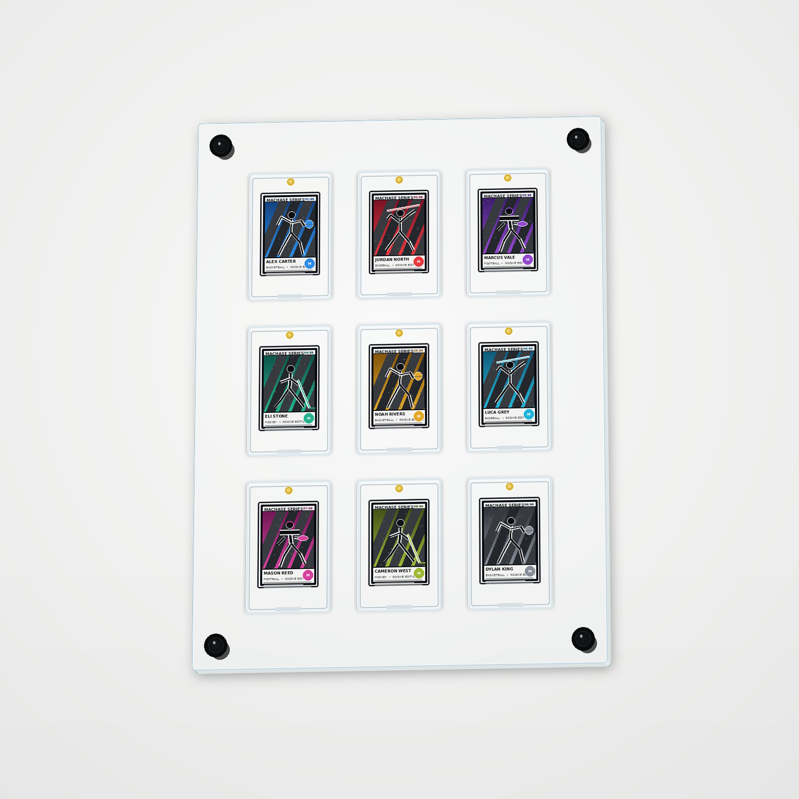Machase Display — Nine Card Display