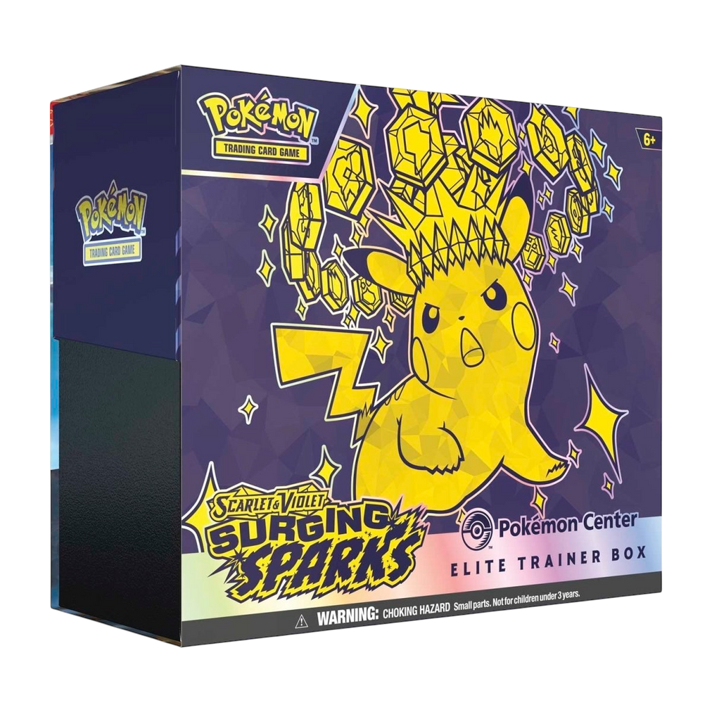 Surging Sparks Pokemon Center Exclusive Elite Trainer Box